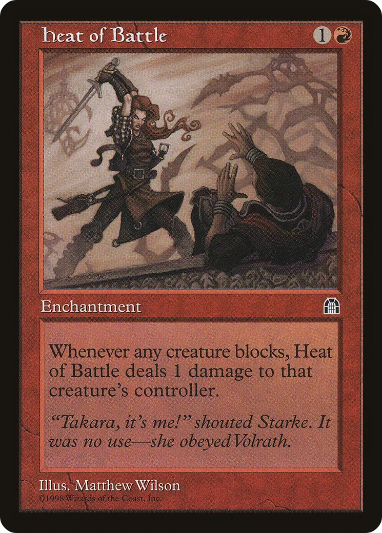 Heat of Battle — Stronghold — Magic: The Gathering
