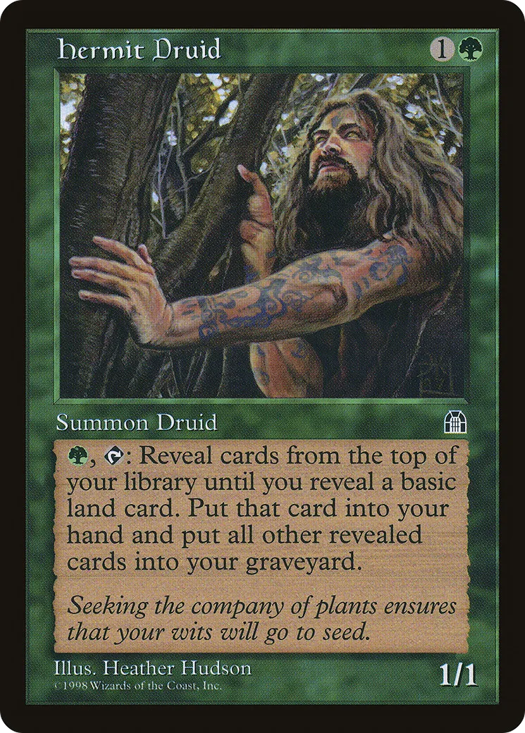 Hermit Druid — Stronghold — Magic: The Gathering