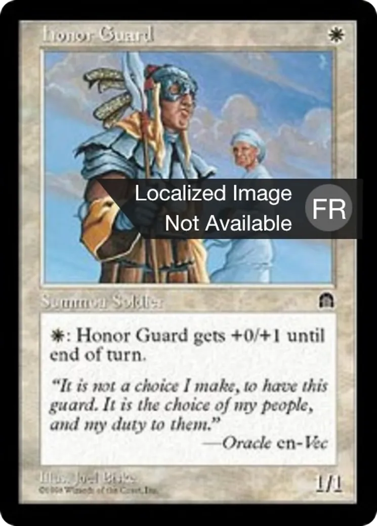 Garde d'honneur — Stronghold — Magic: The Gathering