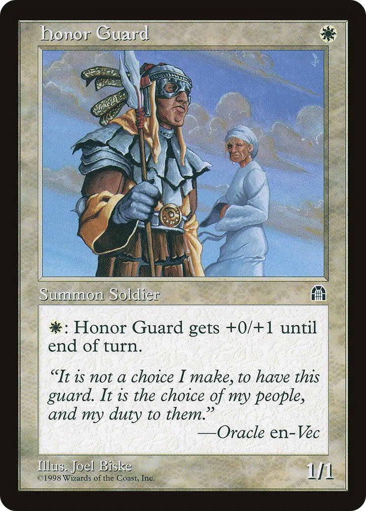 Garde d'honneur — Stronghold — Magic: The Gathering