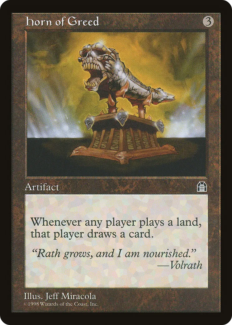 Cor d'avidité — Stronghold — Magic: The Gathering