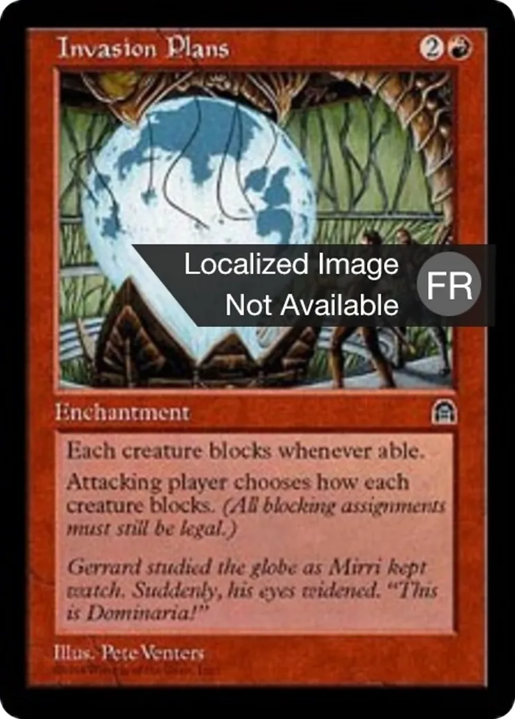 Plans d'invasion — Stronghold — Magic: The Gathering