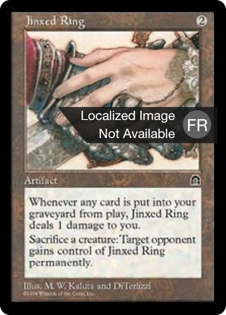 Anneau porte-malheur — Stronghold — Magic: The Gathering
