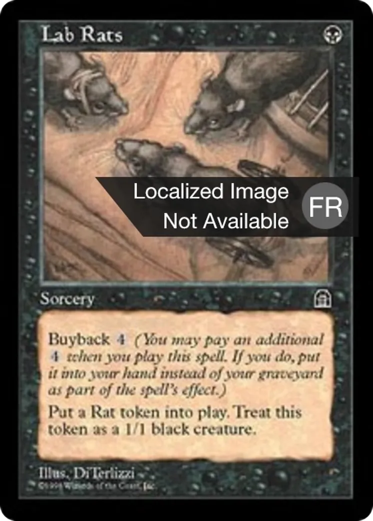 Rats de laboratoire — Stronghold — Magic: The Gathering