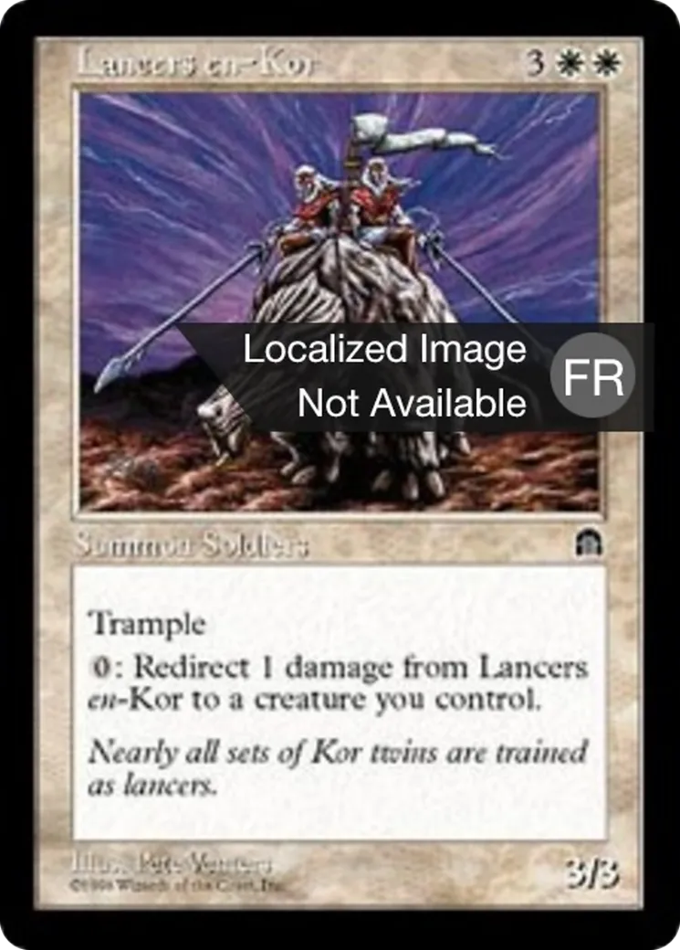 Lanciers en-Kor — Stronghold — Magic: The Gathering