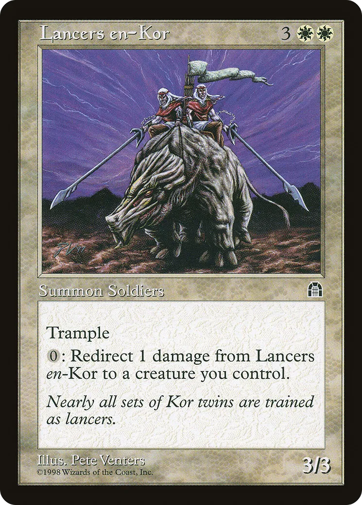 Lanciers en-Kor — Stronghold — Magic: The Gathering
