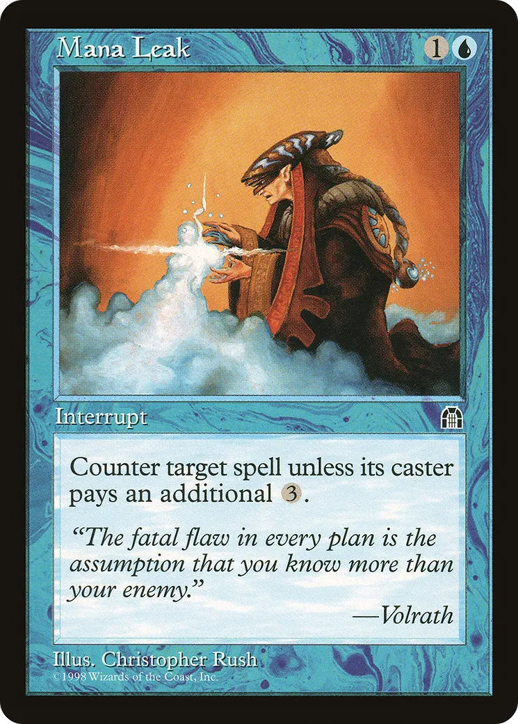 Mana Leak — Stronghold — Magic: The Gathering