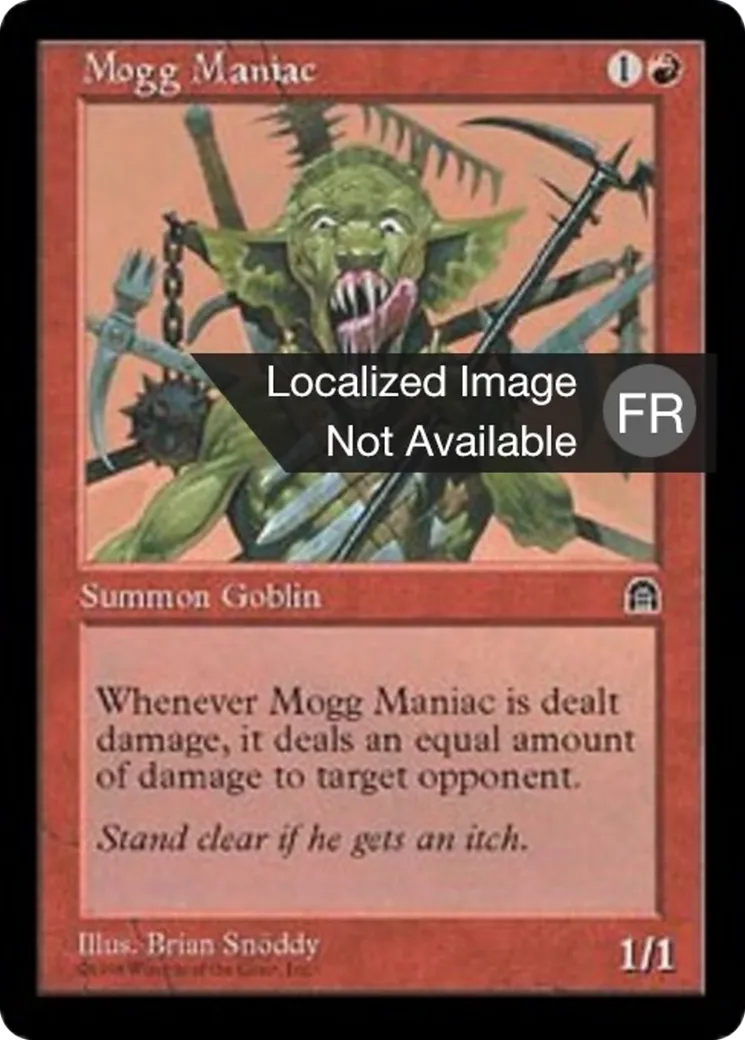 Maniaque mogg — Stronghold — Magic: The Gathering