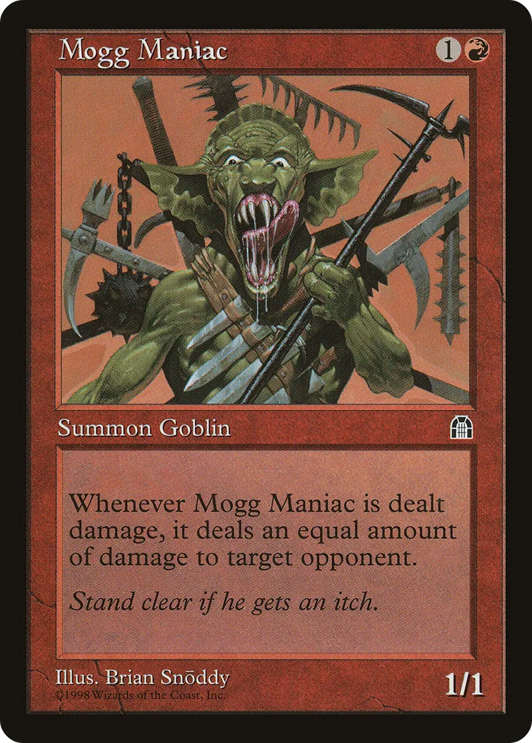 Mogg Maniac — Stronghold — Magic: The Gathering