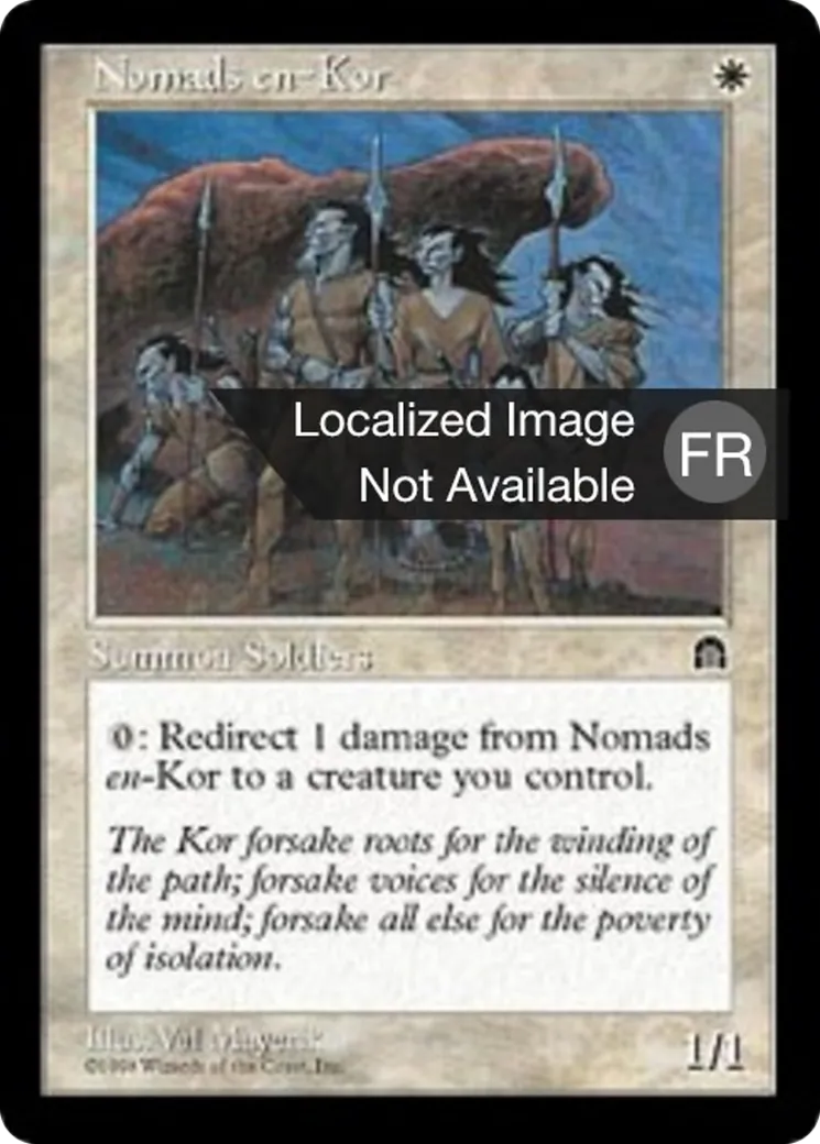 Nomades en-Kor — Stronghold — Magic: The Gathering