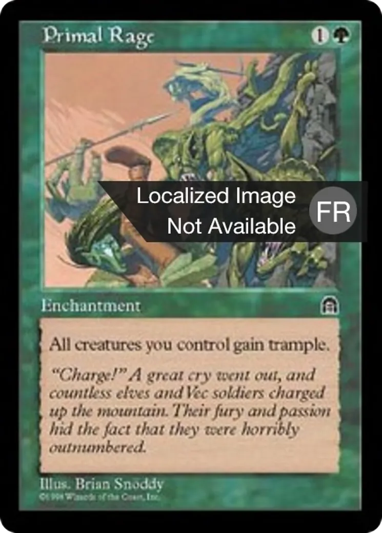 Rage primordiale — Stronghold — Magic: The Gathering