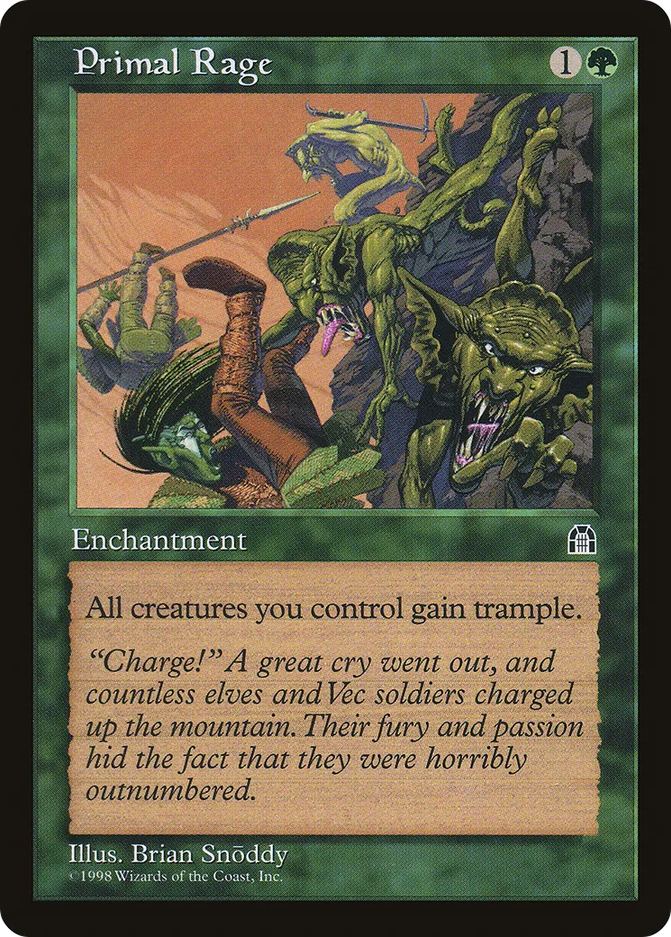 Primal Rage — Stronghold — Magic: The Gathering
