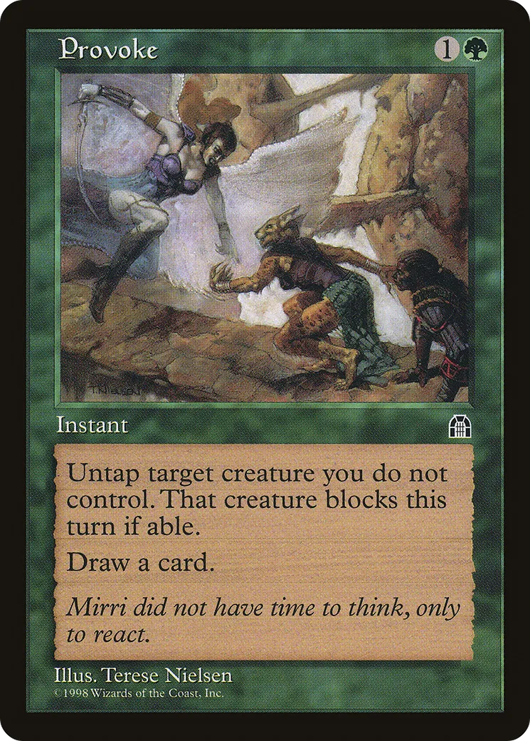 Provoke — Stronghold — Magic: The Gathering