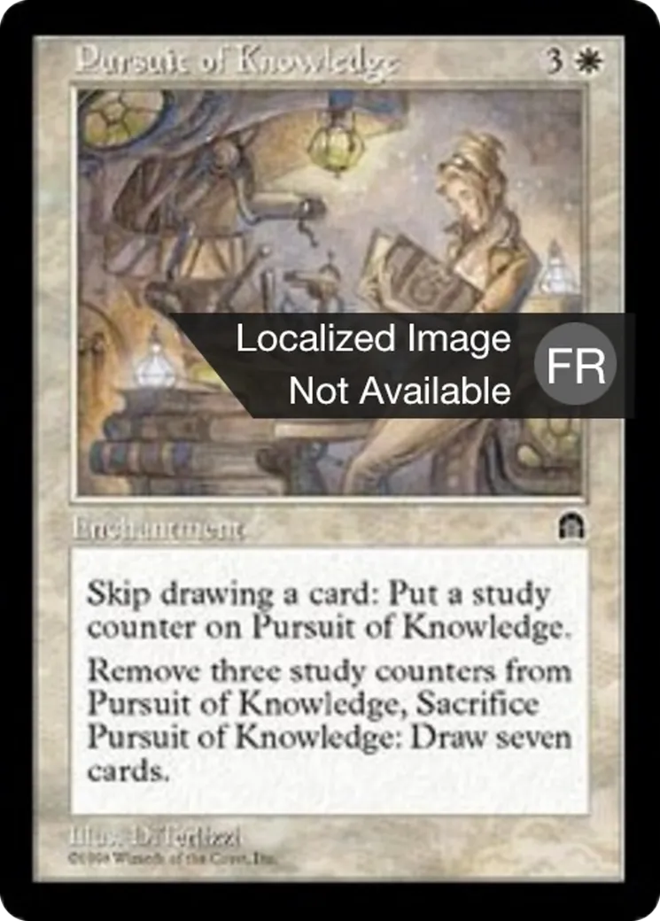 Quête du savoir — Stronghold — Magic: The Gathering