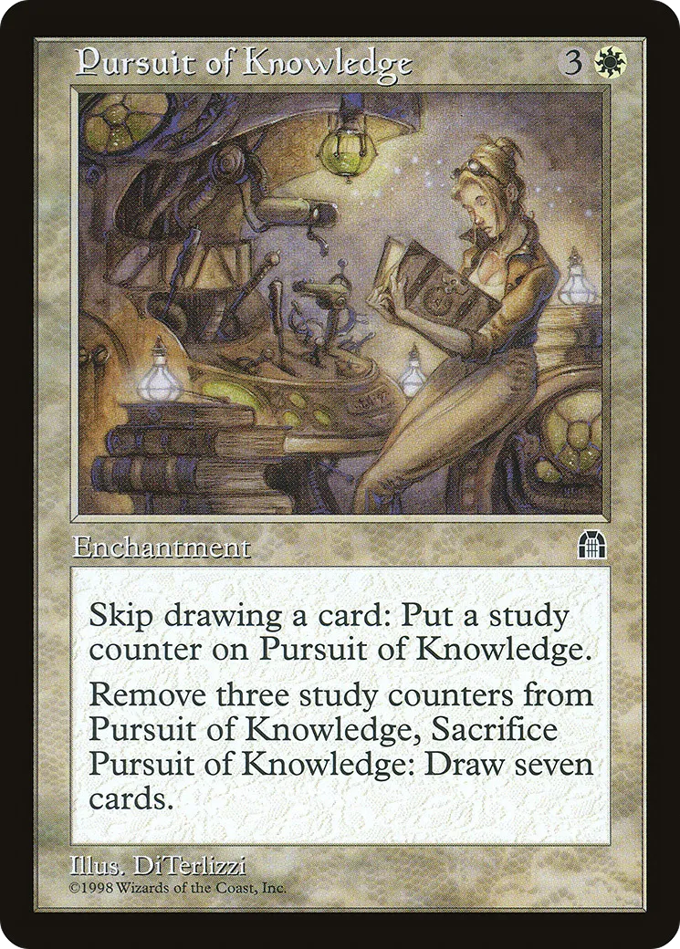 Pursuit of Knowledge — Stronghold — Magic: The Gathering