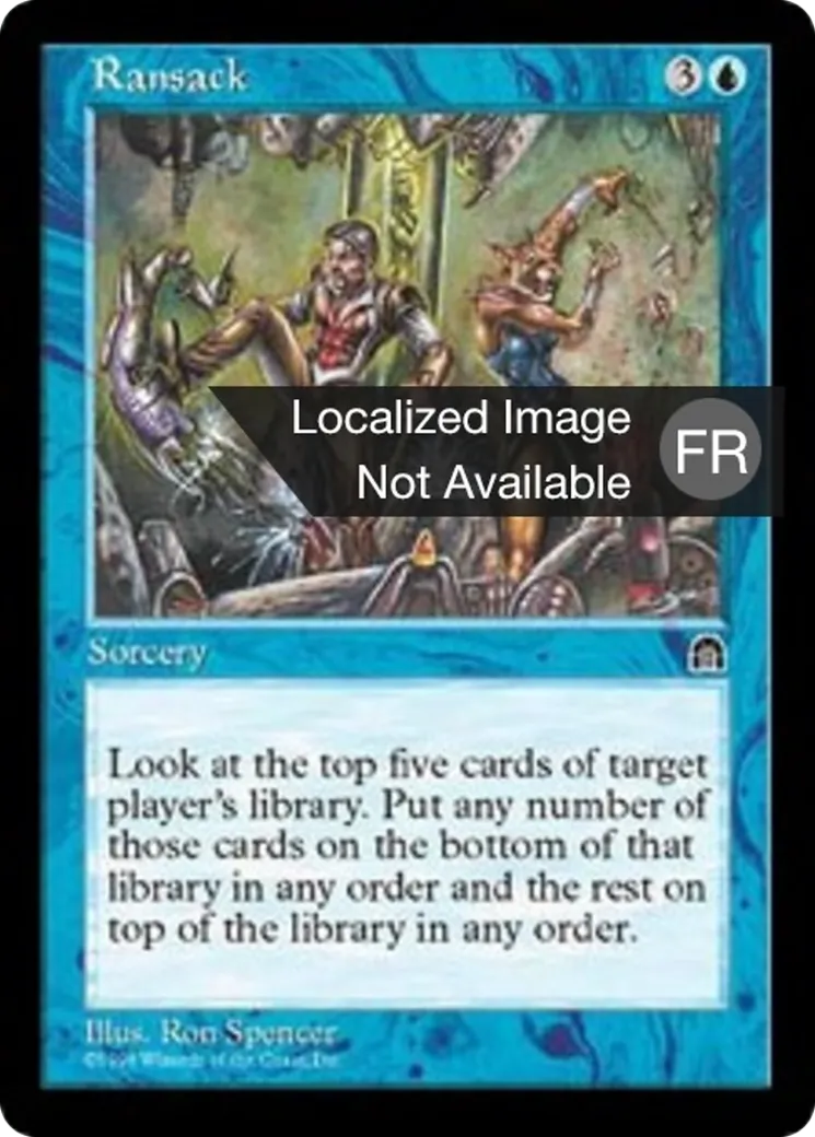 Mise à sac — Stronghold — Magic: The Gathering