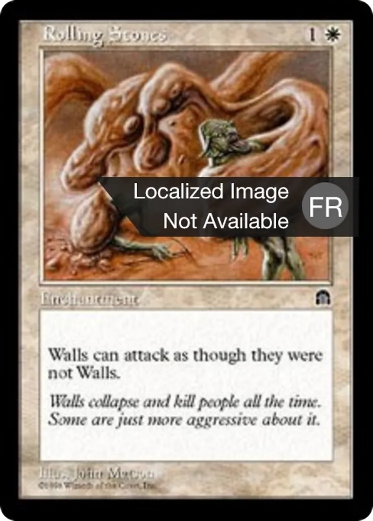 Pierres agressives — Stronghold — Magic: The Gathering