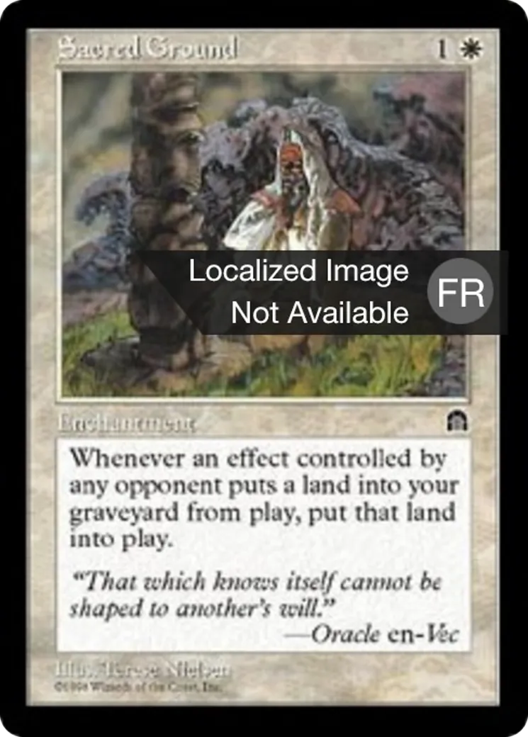 Sol consacré — Stronghold — Magic: The Gathering