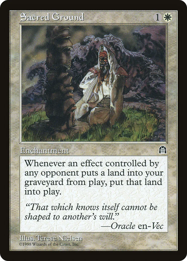 Sacred Ground — Stronghold — Magic: The Gathering