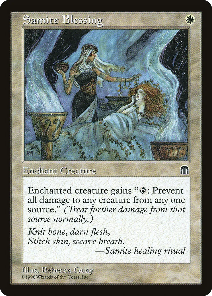 Bénédiction sanctive — Stronghold — Magic: The Gathering