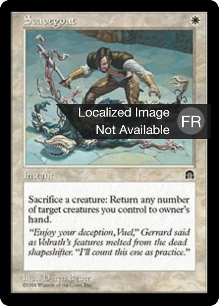 Bouc émissaire — Stronghold — Magic: The Gathering