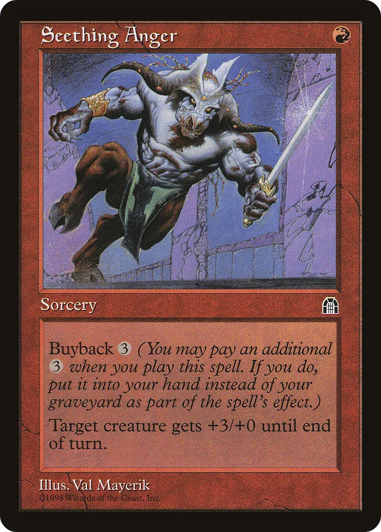 Colère bouillonante — Stronghold — Magic: The Gathering
