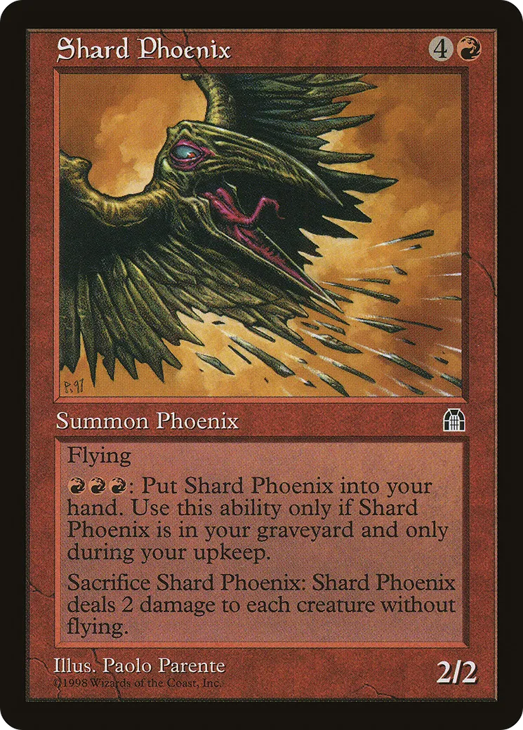 Shard Phoenix — Stronghold — Magic: The Gathering