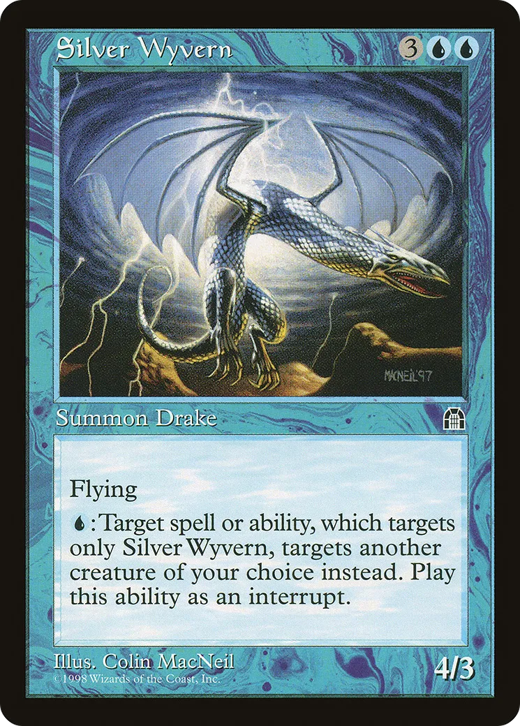 Silver Wyvern — Stronghold — Magic: The Gathering