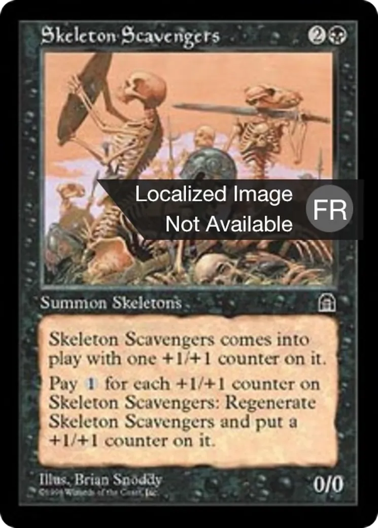 Squelettes nécrophages — Stronghold — Magic: The Gathering