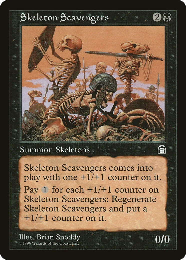 Skeleton Scavengers — Stronghold — Magic: The Gathering