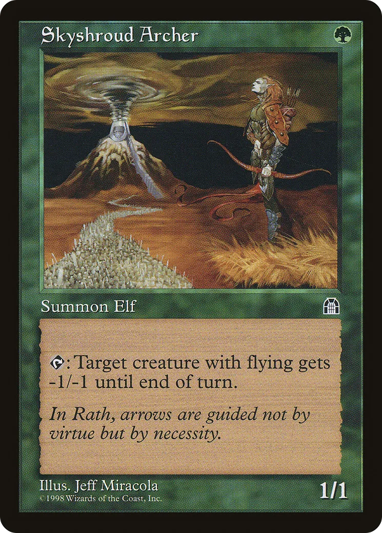 Skyshroud Archer — Stronghold — Magic: The Gathering
