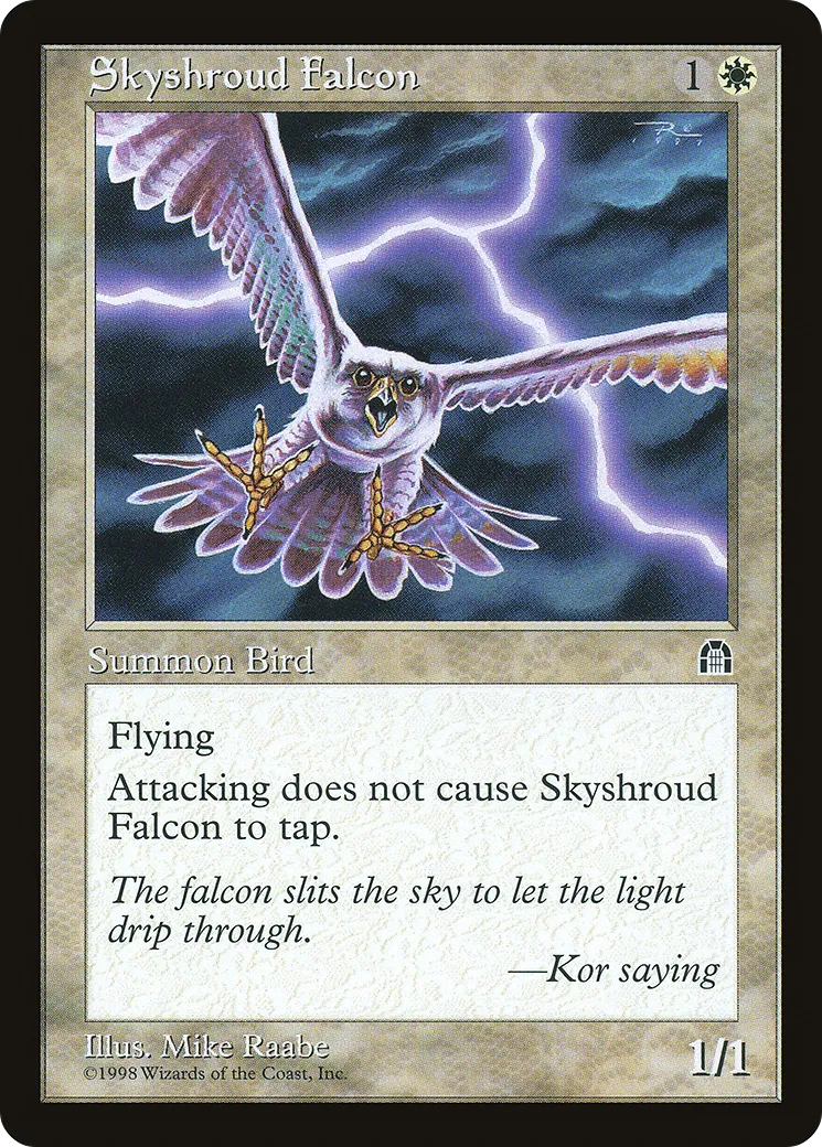 Skyshroud Falcon — Stronghold — Magic: The Gathering