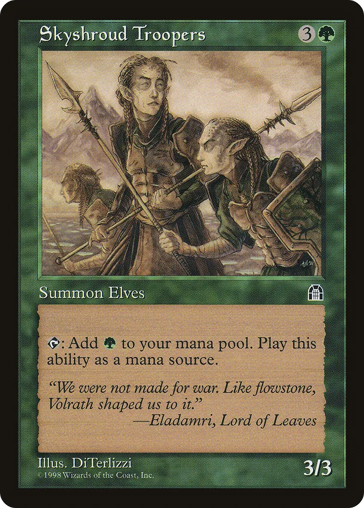 Skyshroud Troopers — Stronghold — Magic: The Gathering