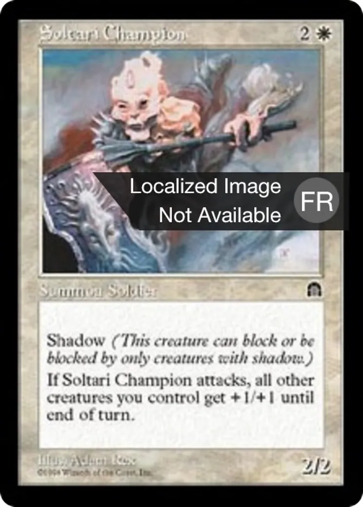 Champion soltari — Stronghold — Magic: The Gathering