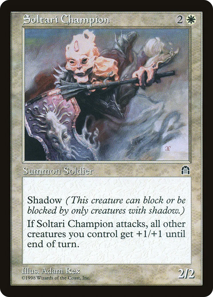 Soltari Champion — Stronghold — Magic: The Gathering