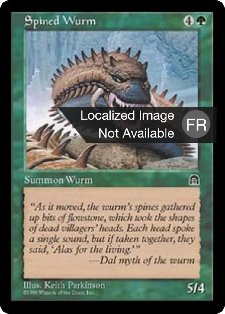 Guivre à piquants — Stronghold — Magic: The Gathering