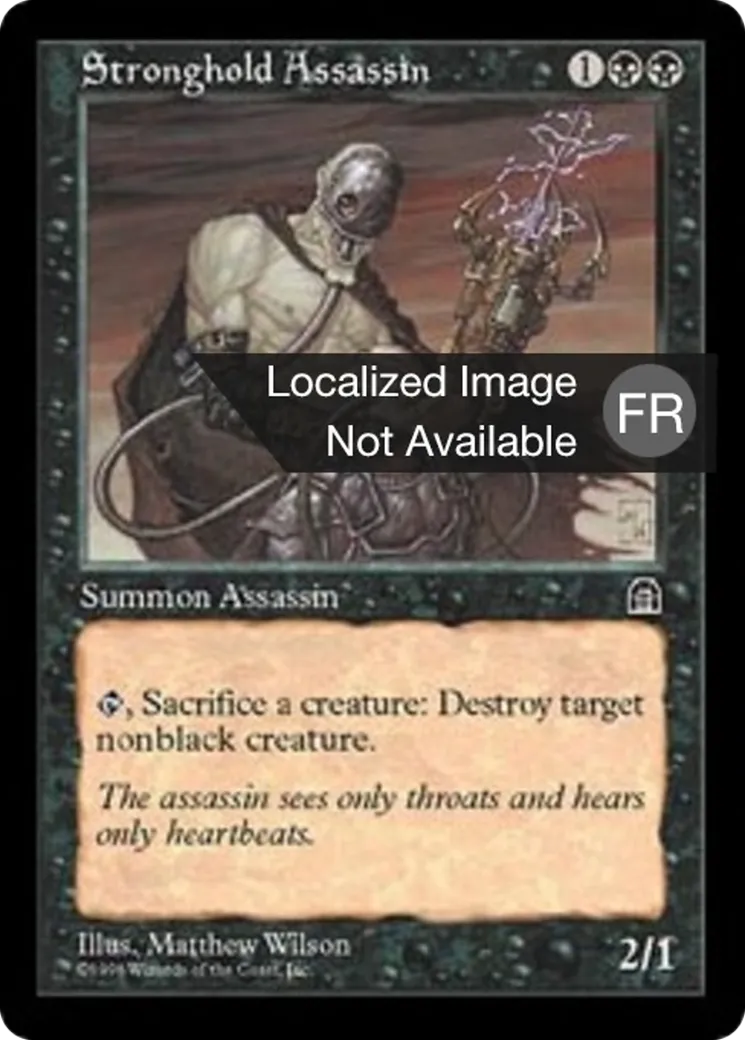 Assassin de la Forteresse — Stronghold — Magic: The Gathering
