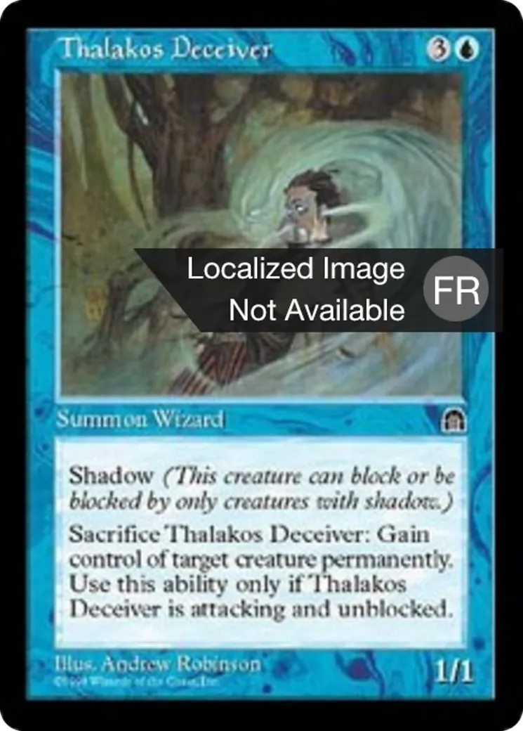 Thalakos déloyal — Stronghold — Magic: The Gathering