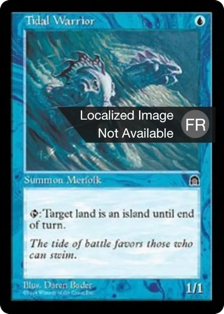 Guerrier de la marée — Stronghold — Magic: The Gathering