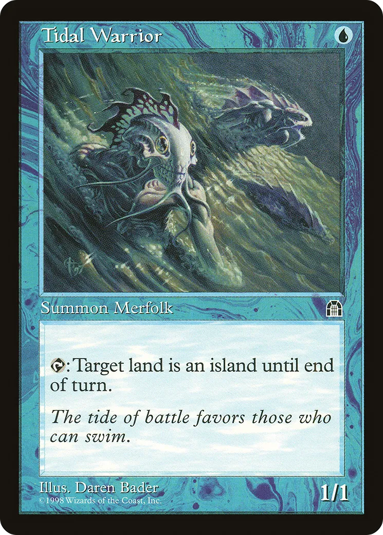 Guerrier de la marée — Stronghold — Magic: The Gathering