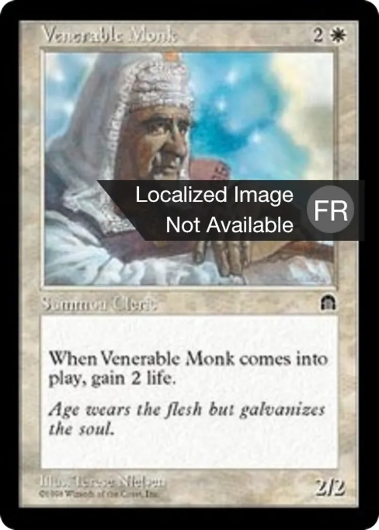 Moine vénérable — Stronghold — Magic: The Gathering