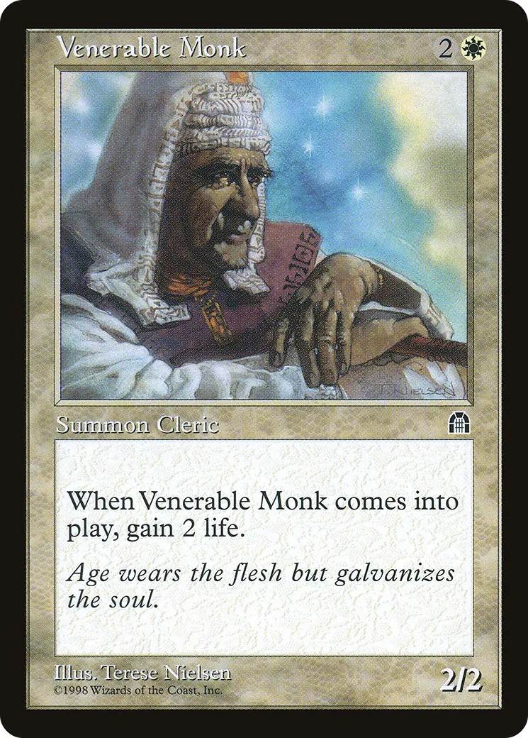 Venerable Monk — Stronghold — Magic: The Gathering