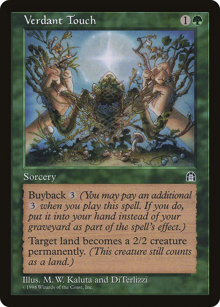 Verdant Touch — Stronghold — Magic: The Gathering