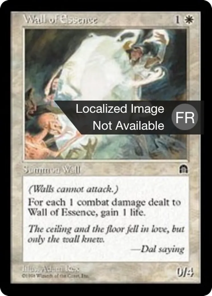 Mur d'essence — Stronghold — Magic: The Gathering