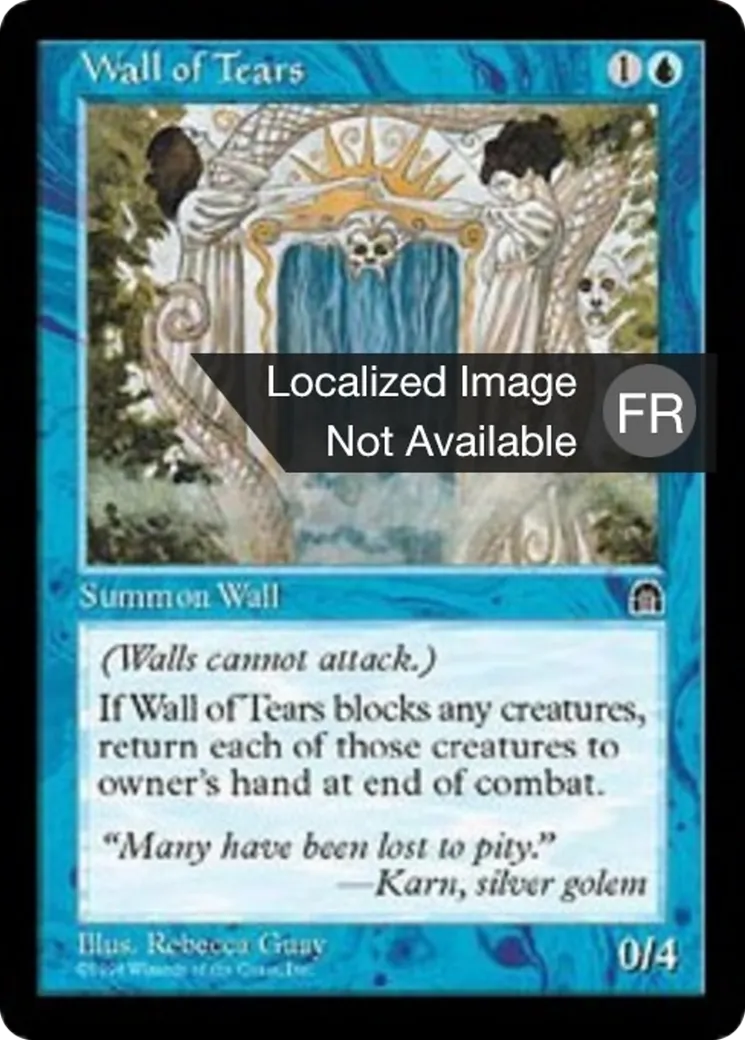 Mur de larmes — Stronghold — Magic: The Gathering