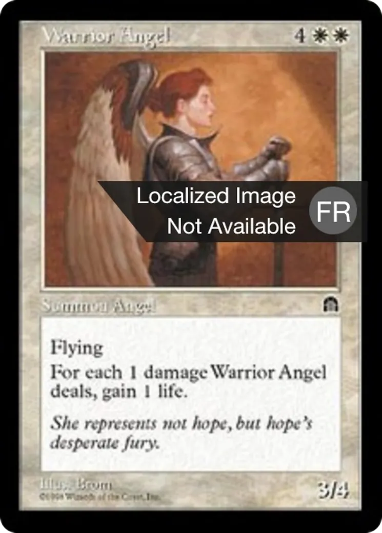 Ange guerrière — Stronghold — Magic: The Gathering