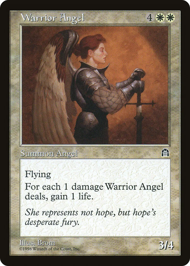 Warrior Angel — Stronghold — Magic: The Gathering