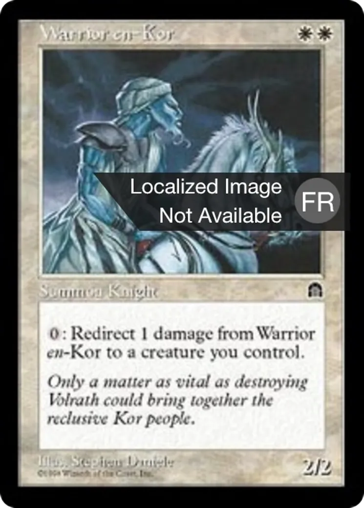 Guerrier en-Kor — Stronghold — Magic: The Gathering