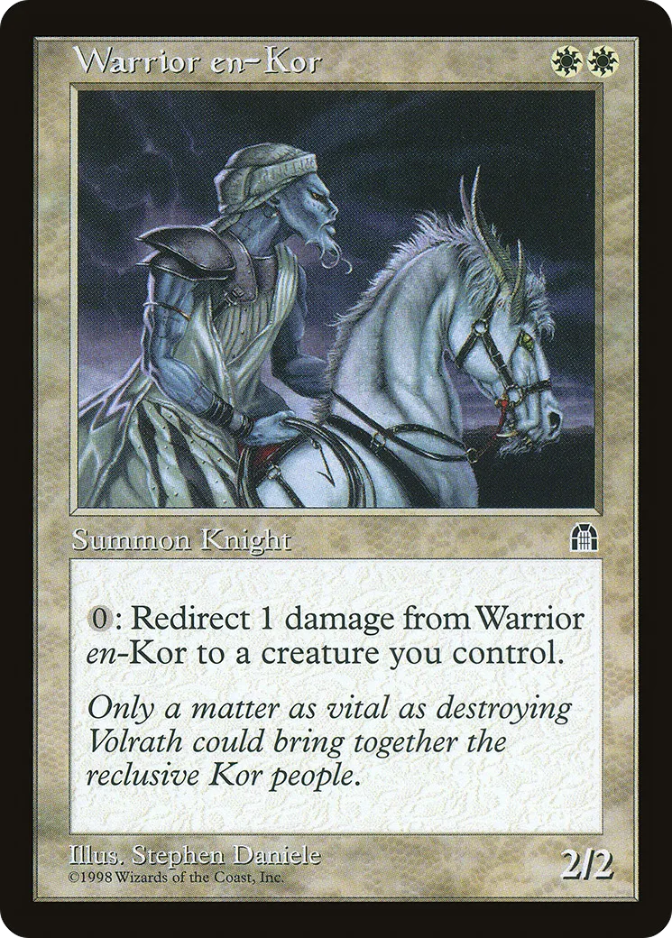 Warrior en-Kor — Stronghold — Magic: The Gathering