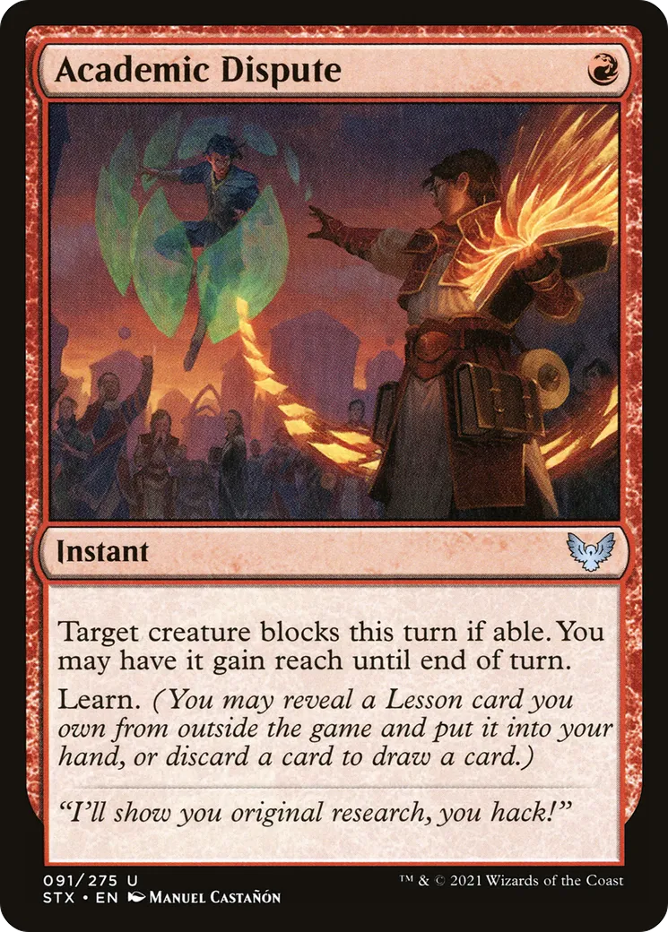 Academic Dispute — Strixhaven: School of Mages — Magic: The Gathering